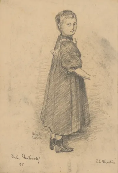 Study of a Girl (Olinka Kučeravá)