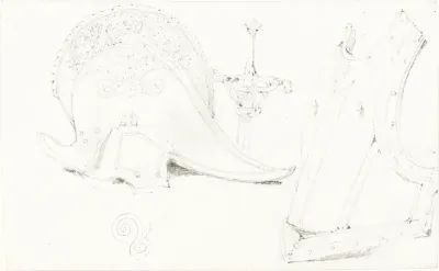 Study of a Helmet, Breastplate, and Rapier