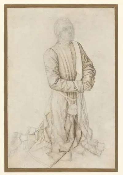 Study of a Kneeling Man