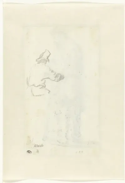 Study of a Man, Seen from Behind