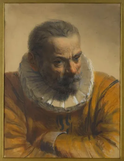 study of a man with a ruff collar