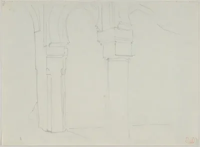 Study of a Moorish Arcade, Spain