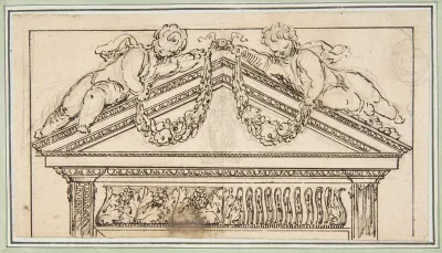 Study of a Pediment