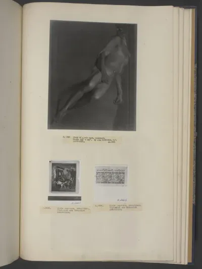 Study of a recumbent male nude