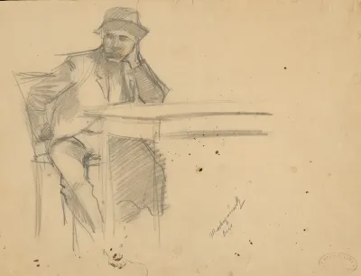 Study of a Seated Man