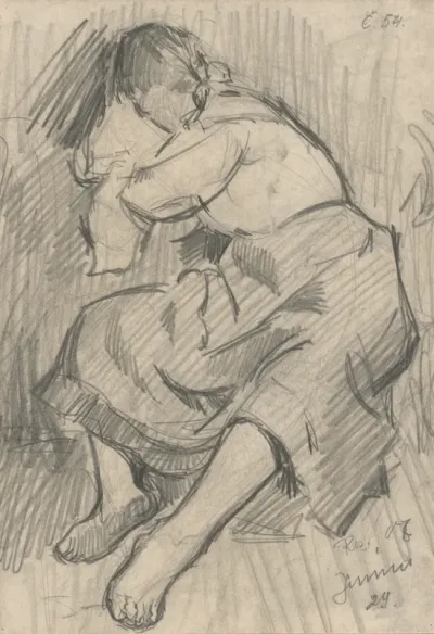 Study of a Seated Woman