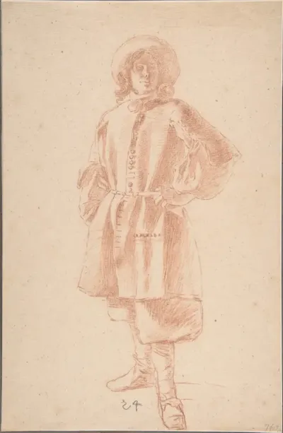 Study of a Standing Youth