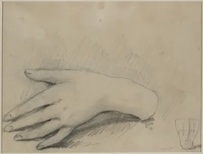 Study of a Woman's Hand (verso)
