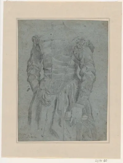Study of a Woman’s Dress for a Portrait