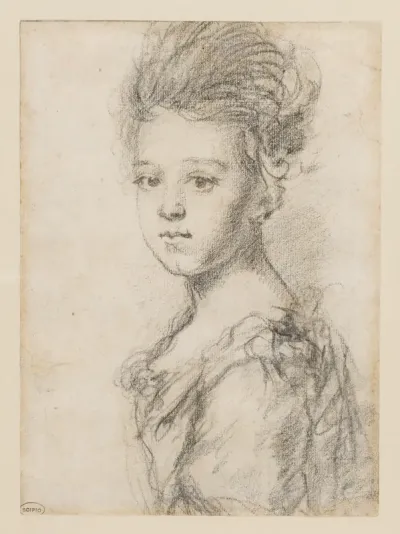 Study of a young girl