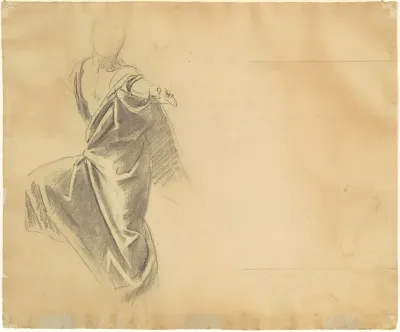 Study of Drapery (verso), 1920