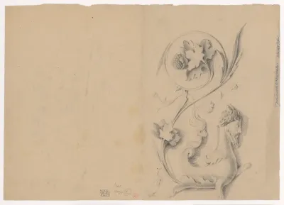 Study of Grotesque Plastic Ornament