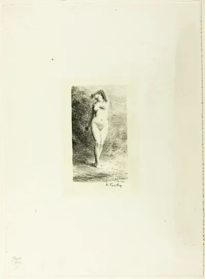 Study of Standing Woman, Seen from Front