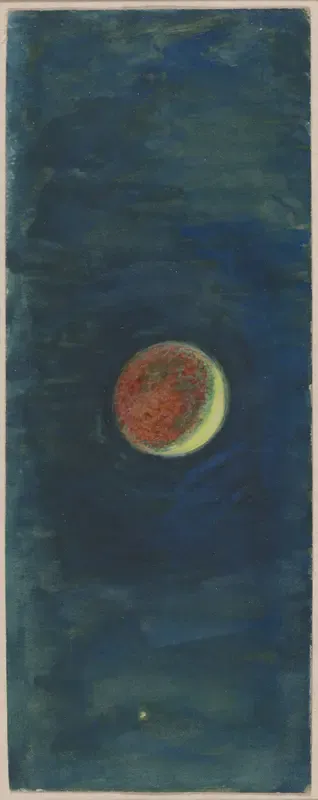 Study of the Crescent Moon in "The Ship"