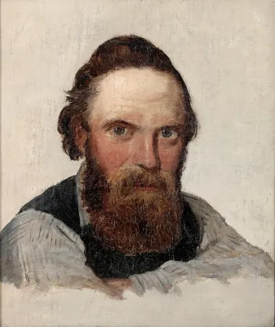 Study of the head of a man.