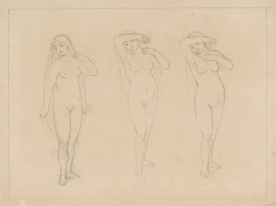 Study of Three Female Nudes