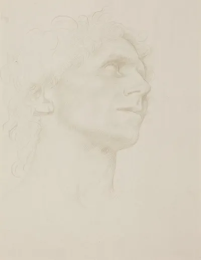 Study of Woman's Head, Turned Right