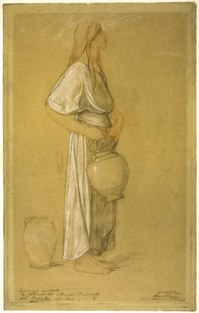 Study: Woman with a Jar
