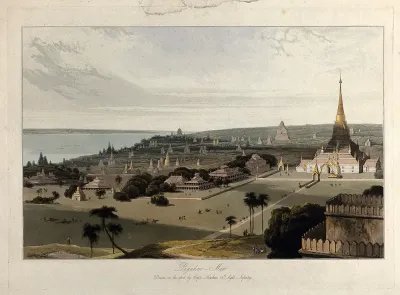 Stupas at Pagham-Mew, Burma