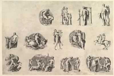 Subjects after Antique Cameos and Gems, from "Speculum Romanae Magnificentiae"