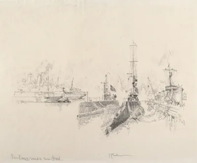 Submarines in Port