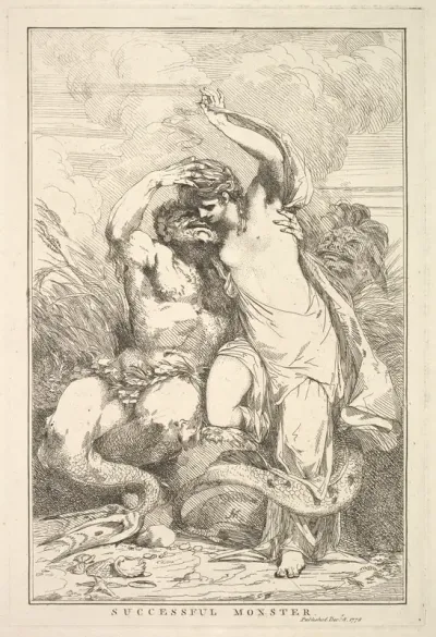 Successful Monster, from "Fifteen Etchings Dedicated to Sir Joshua Reynolds"
