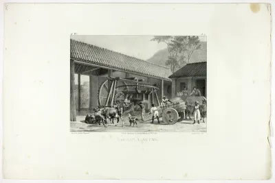 Sugar Mill, plate 9 from Customs and traditions of Negroes, volume 4 of Voyage pittoresque dans le Brésil