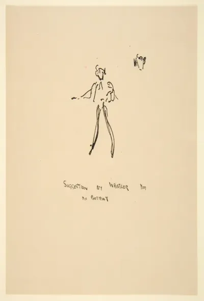 Suggestion by Whistler for his Portrait
