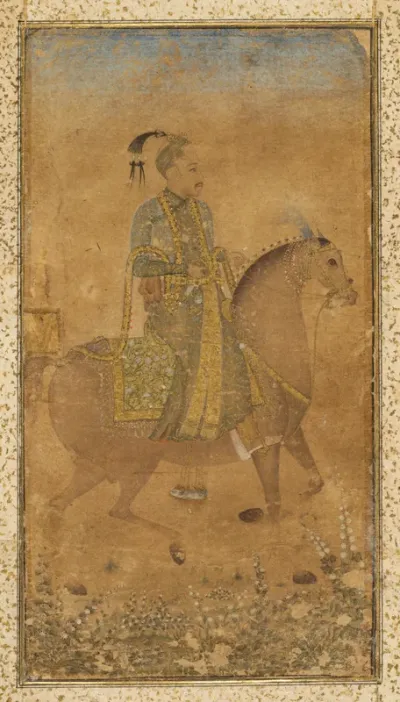 Sultan Abdullah Qutb Shah (1614-74) on Horseback