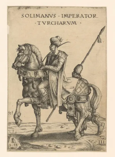 Sultan Süleyman te paard
