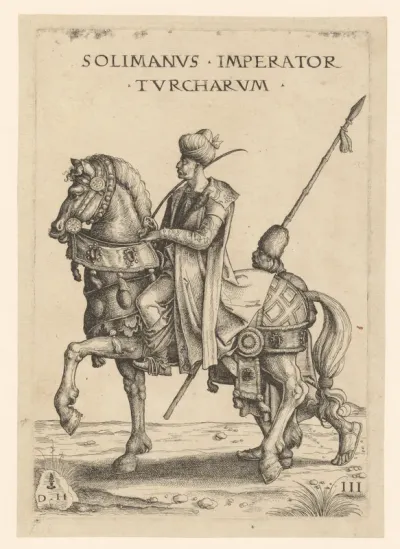 Sultan Süleyman te paard
