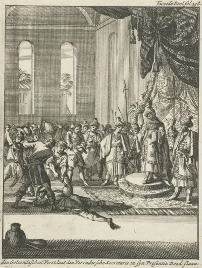 Sultan van Golkonda laat veroordeelde dood slaan
