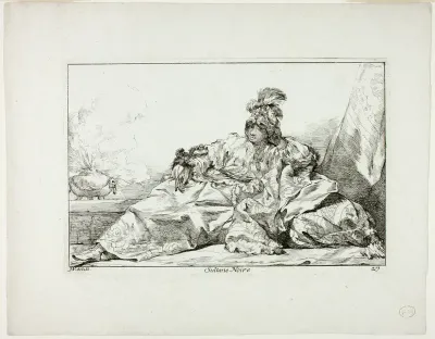 Sultane Noire, plate 27 from Caravanne du Sultan à la Mecque