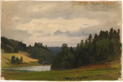 Summer Landscape, bay cove
