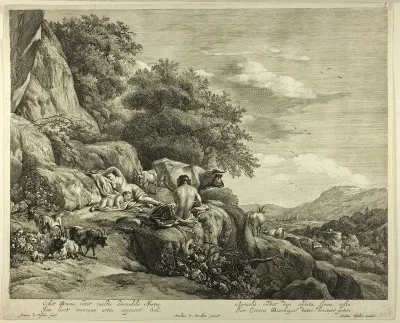 Summer Landscape with the Child Jupiter
