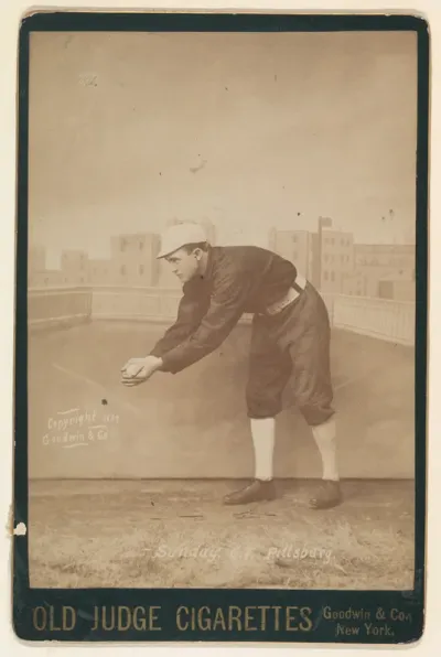 Sunday, Center Field, Pittsburgh, from the series Old Judge Cigarettes