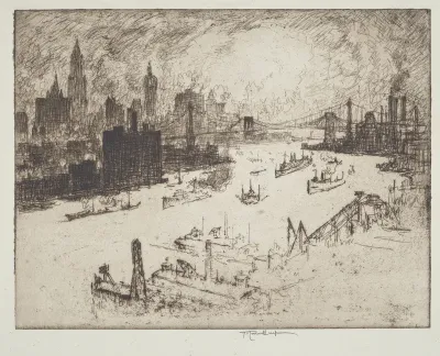 Sunset, from Williamsburg Bridge