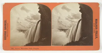 Sunset, Horseshoe Fall - Niagara, No. 292 from the series "Niagara Falls, New York"