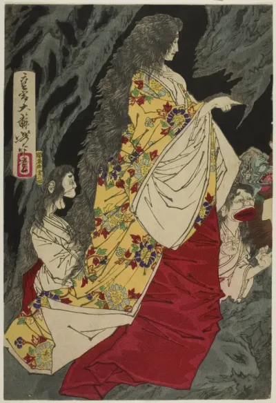 Supernatural Beings at Shirazunoyabu in Yawata