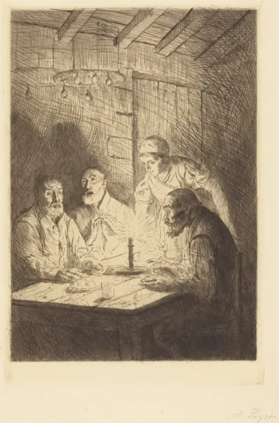 Supper of the Poor (Le souper chez misere)