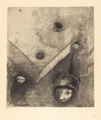 Sur le fond de nos nuits dieu de son doigt savant dessine un cauchemar multiforme et sans treve (On backdrop of our nights God with His knowing finger traces a multiform implacable nightmare)