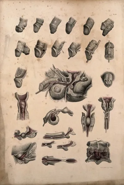 Surgery and deformities of the prepuce and the urethra of a man