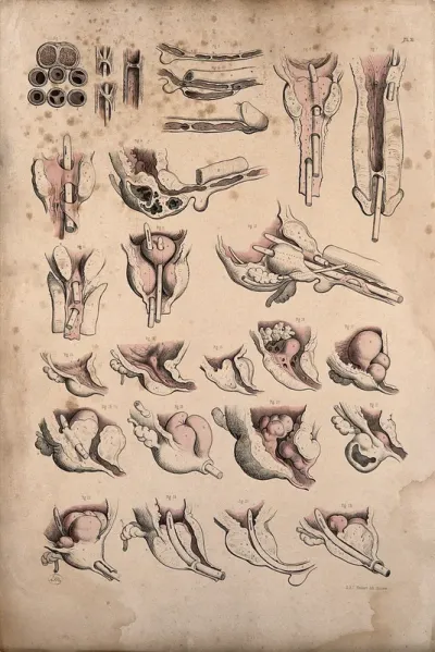 Surgery of obstructions of the urethra of a man