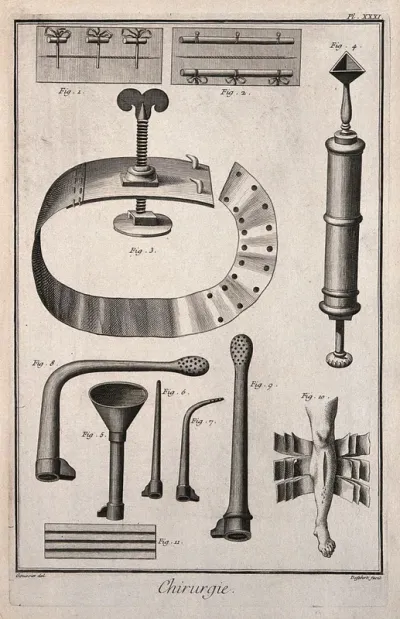 Surgery: surgical instruments, including a tourniquet