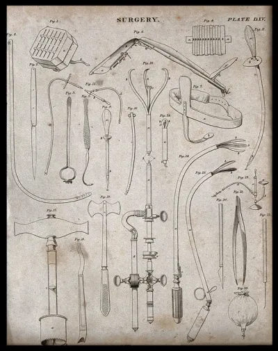 Surgical instruments and appliances: 25 figures