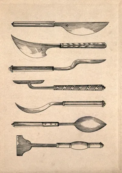 Surgical instruments: seven figures