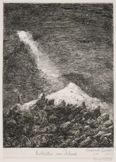 Surtshellir på Island