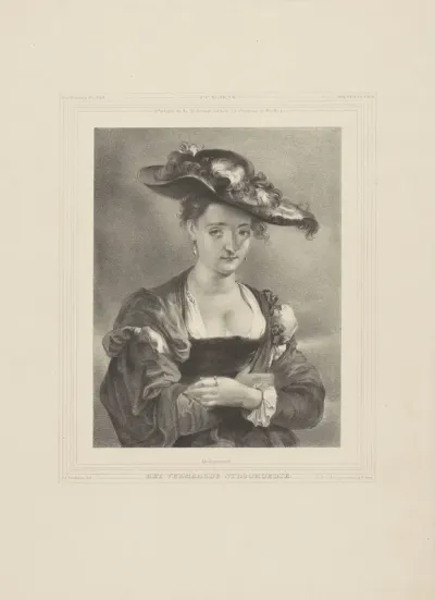 Susanna Fourment met strohoed