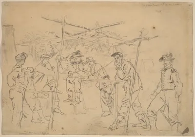 Sutler's Tent, 3rd Pennsylvania Cavalry [recto]