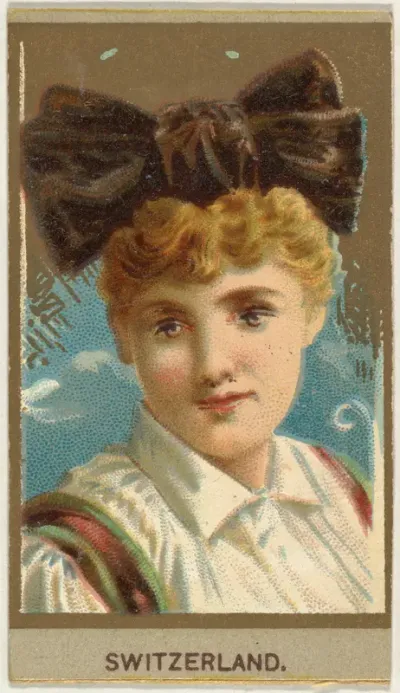 Switzerland, from the Races of Mankind series (T181) issued by Abdul Cigarettes